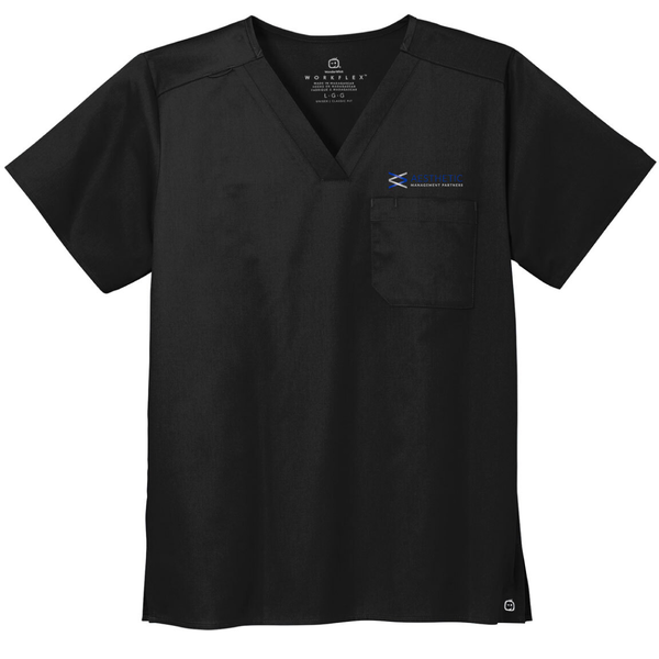 Wink Unisex WorkFlex Chest Pocket V-Neck Scrub Top